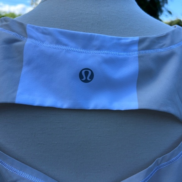 Lululemon Lightened Up Short Sleeve Striped Top | Size 12 - Picture 9 of 13